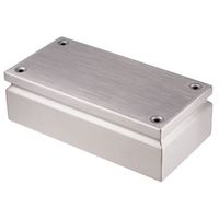 RS PRO ターミナルボックス， ステンレス鋼， 未塗装， エントリ数:0， 300 x 150 80mm IP66 842-8311（直送品）