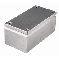 RS PRO ターミナルボックス， ステンレス鋼， 未塗装， エントリ数:0， 300 x 150 120mm IP66 842-8318（直送品）