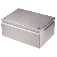RS PRO ターミナルボックス， ステンレス鋼， 未塗装， エントリ数:0， 300 x 200 120mm IP66 842-8320（直送品）