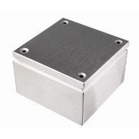 RS PRO ターミナルボックス， ステンレス鋼， 未塗装， エントリ数:0， 200 x 120mm IP66 842-8336 1個（直送品）
