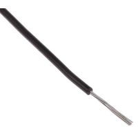 アールエスコンポーネンツ RS PRO 黒 100m 28 AWG 877-5257 1リール(100m)（直送品）