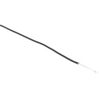 アールエスコンポーネンツ RS PRO 黒 50m 28 AWG 207-7137 1リール(50m)（直送品）