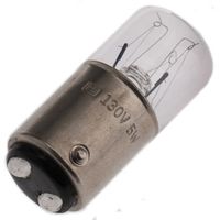 アールエスコンポーネンツ RS PRO インジケータライト 130 V BA15d 339-3434 1ロット(5個)（直送品）