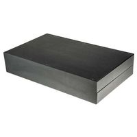 アールエスコンポーネンツ アルミケース RS PRO 442 x 254 88mm 黒 226-139 1個（直送品）