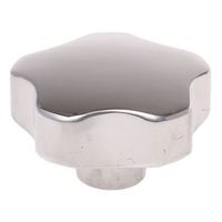 アールエスコンポーネンツ つまみノブ RS PRO マルチローブ， M8 直径:40mm シルバー 478-490 1個（直送品）