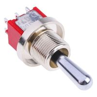 アールエスコンポーネンツ RS PRO トグルスイッチ， DPDT， パネルマウント， ラッチ 394-431 1個（直送品）