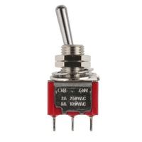 アールエスコンポーネンツ RS PRO トグルスイッチ， SPDT， パネルマウント， ラッチ 394-459 1個（直送品）