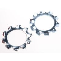 アールエスコンポーネンツ ロックワッシャ RS PRO 外歯 M12 スチール 276-910 1袋(100個)（直送品）