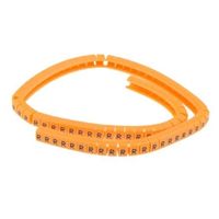 アールエスコンポーネンツ RS PRO， ケーブルマーカアクセサリー 燈色地に黒 812-1486 1リール(100個)（直送品）