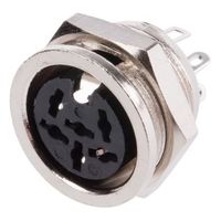 アールエスコンポーネンツ RS PRO DINソケット 6極 メス パネルマウント 490-850 1個（直送品）