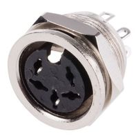 アールエスコンポーネンツ RS PRO DINソケット 5極 メス パネルマウント 490-854 1個（直送品）