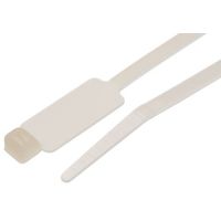 アールエスコンポーネンツ RS PRO， ケーブルマーカアクセサリー 白 812-1543 1袋(100個)（直送品）