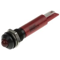 アールエスコンポーネンツ RS PRO 表示灯， 220V ac， 赤， 実装ホールサイズ:8mm 846-2844 1個（直送品）