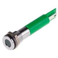 アールエスコンポーネンツ RS PRO 表示灯， 110V ac， 緑， 実装ホールサイズ:8mm 846-2780 1個（直送品）