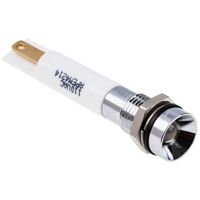 アールエスコンポーネンツ RS PRO 表示灯， 220V ac， 白， 実装ホールサイズ:8mm 846-2879 1個（直送品）