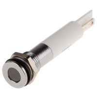 アールエスコンポーネンツ RS PRO 表示灯， 220V ac， 白， 実装ホールサイズ:8mm 846-2914 1個（直送品）