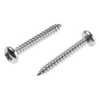 タッピング ネジ RS PRO 1インチ なべ形 ステンレス鋼 プレーン長さ(インチねじ)1インチ 797-6128 1箱(100個)（直送品）