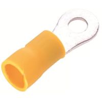RS PRO リング端子， 内径:6.5mm， スタッド径:6.5mm， 黄 178-7268 1ロット(100個)（直送品）