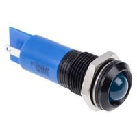 アールエスコンポーネンツ RS PRO 表示灯， 220V ac， 青， 実装ホールサイズ:14mm 848-4623 1個（直送品）