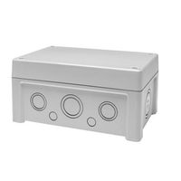 アールエスコンポーネンツ RS PRO 汎用ボックス， ポリカーボネイト， 高さ:90 mm， 奥行き:187 mm 197-2025 1個（直送品）