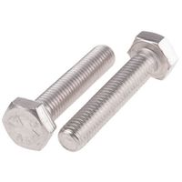 アールエスコンポーネンツ 六角ボルト RS PRO M10 x 50mm ステンレス 190-406 1袋(25個)（直送品）