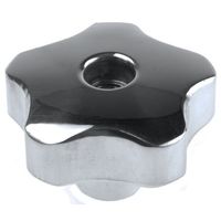 アールエスコンポーネンツ つまみノブ RS PRO マルチローブ， M12 直径:60mm シルバー 478-618 1個（直送品）