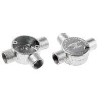 アールエスコンポーネンツ RS PRO コンジット T ピース スチール 228-788 1ロット(5個)（直送品）