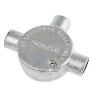 アールエスコンポーネンツ RS PRO コンジット T ピース スチール 228-873 1ロット(5個)（直送品）