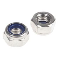 アールエスコンポーネンツ RS PRO ロックナット M12 521-973 1袋(100個)（直送品）