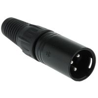 アールエスコンポーネンツ RS PRO XLRコネクタ オス 3極 ストレート ケーブルマウント 銀めっき 455-122 1個（直送品）