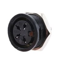 アールエスコンポーネンツ RS PRO DINソケット 4極 メス パネルマウント 490-973 1個（直送品）