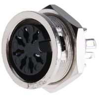 アールエスコンポーネンツ RS PRO DINソケット 7極 メス パネルマウント 490-999 1個（直送品）