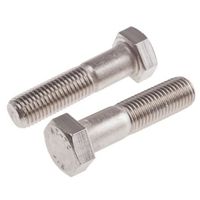 アールエスコンポーネンツ 六角ボルト RS PRO M16 x 65mm ステンレス 797-6301 1袋(25個)（直送品）