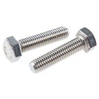 アールエスコンポーネンツ 六角ボルト RS PRO ステンレス 797-6311 1袋(50個)（直送品）