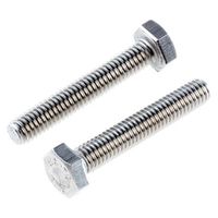 アールエスコンポーネンツ 六角ボルト RS PRO ステンレス 797-6314 1袋(100個)（直送品）