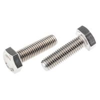 アールエスコンポーネンツ 六角ボルト RS PRO ステンレス 797-6336 1袋(25個)（直送品）