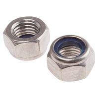 アールエスコンポーネンツ RS PRO ロックナット M16 797-6377 1袋(50個)（直送品）