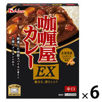 ハウス食品　カリー屋カレー　EX　辛口　1セット（1個（200g）×6）　レトルトカレー　レンジ対応