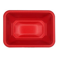 エフピコ どんぶり容器 MFP角丼-16-11 本体 M赤黒 4M016111 1袋(50個)（直送品）
