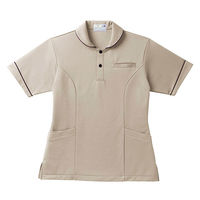 トンボ キラク レディスケアワークシャツ ベージュ L CR142-28-L 1枚（直送品）