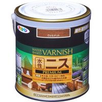 アサヒペン 水性ニス プレミアム 0.7L ウォルナット 410771 1個 716-5944（直送品）