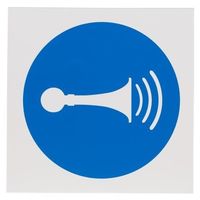 アールエスコンポーネンツ 必須標識 RS PRO なし なし語 プラスチック 青/白 857-8665 1個（直送品）