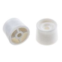 アールエスコンポーネンツ ドアストップ RS PRO 白 PVC 直径25mm 894-6923 1ロット(4個)（直送品）