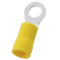 RS PRO リング端子， 内径:5.3mm， スタッド径:5.3mm， 黄 178-8668 1ロット(100個)（直送品）