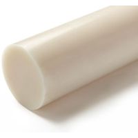 アールエスコンポーネンツ RS PRO， ナイロンロッド， Nylon， 500mm ナチュラル， 75mm径 184-7096 1個（直送品）