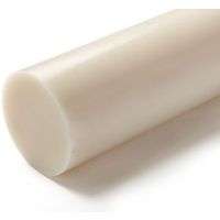 アールエスコンポーネンツ RS PRO， ナイロンロッド， Nylon， 500mm ナチュラル， 90mm径 184-7131 1個（直送品）