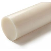 アールエスコンポーネンツ RS PRO， ナイロンロッド， Nylon， 500mm ナチュラル， 110mm径 184-7169 1個（直送品）