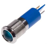 アールエスコンポーネンツ RS PRO 表示灯， 110V ac， 青， 実装ホールサイズ:14.5mm 204-366 1個（直送品）