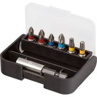 ドライバビットセット RS PRO 7 ピース Phillips， Pozidriv， Torx ビットホルダ 125-0434 1個（直送品）