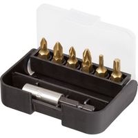 ドライバビットセット RS PRO 7 ピース Phillips， Pozidriv， Torx インパクトビットセット 125-0438（直送品）